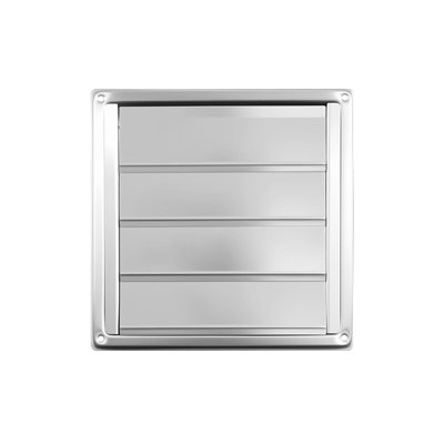 150 mm square stainless steel ventilation grille - Adjustable ...