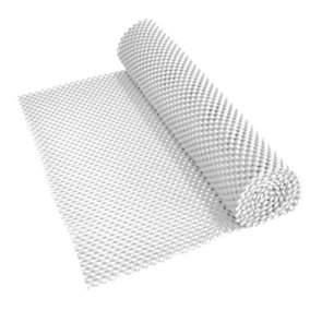 150 x 30cm White Durable Anti Slip Fabric PVC - Waterproof - Cut to Size