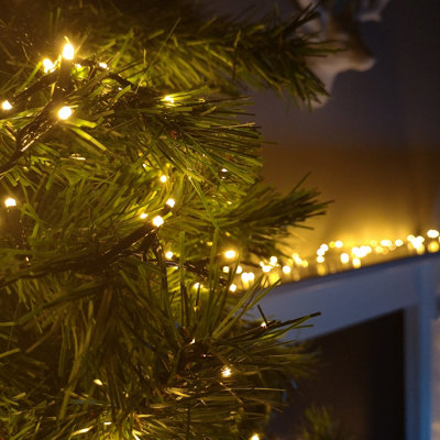 1500 warm white christmas lights hot sale