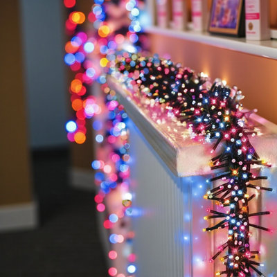 1500 LED Cluster Christmas String Lights