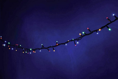 1500 LEDs Multicolour Compact LEDs Green Cable with 8 Effects Multifunction Auto Memory Indoor/Outdoor Christmas Home Decorations - 3