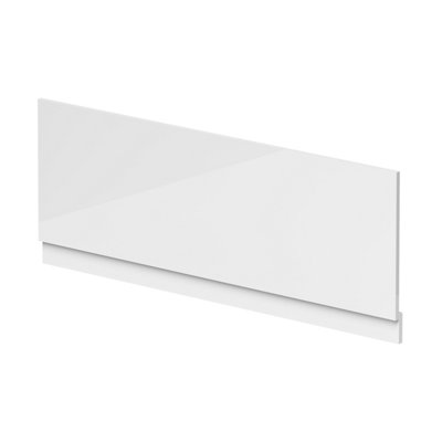 1500mm MDF Bath Front Panel & Plinth - Gloss White