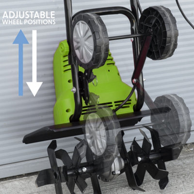 1500W Electric Rotavator / Tiller / Cultivator - 40cm 6 Blade Weeder Landscape - 7