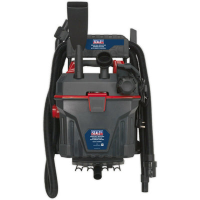 1500W Wall Mounted Garage Vacuum with Remote Control - 18L Drum - Wet & Dry - 4