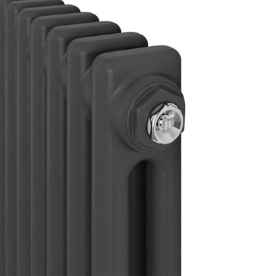 1500x380mm Vertical Traditional 2 Column Cast Iron Style Radiator ...