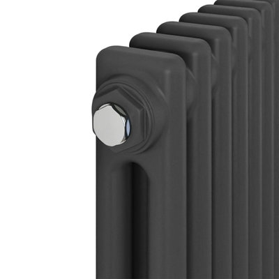 1500x380mm Vertical Traditional 2 Column Cast Iron Style Radiator ...