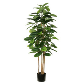 150cm Artificial Rubber Ficus Tree Indoor Artificial Potted Plant