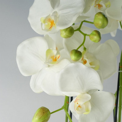 150cm Giant White Orchid Plant - Artificial - 189 flowers REAL TOUCH