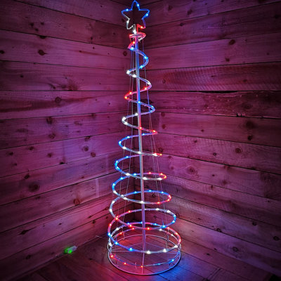 Spiral Tree Light with Remote Control for Outdoor Christmas