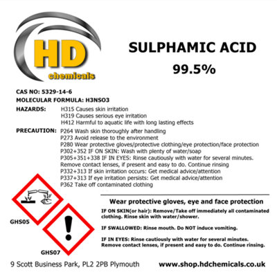 150g Sulphamic / Sulfamic Crystals - descaler,  limescale and rust remover