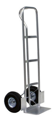 150kg Aluminium P-Handle Sack Truck with Pneumatic Wheels