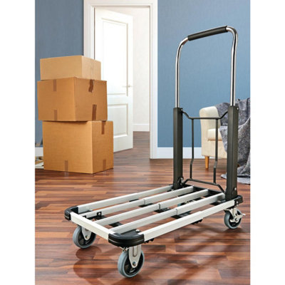 150Kg Foldable Platform Trolley Hand Truck - 4