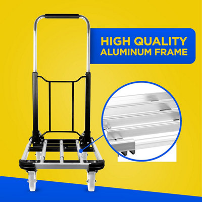 150Kg Foldable Platform Trolley Hand Truck - 5