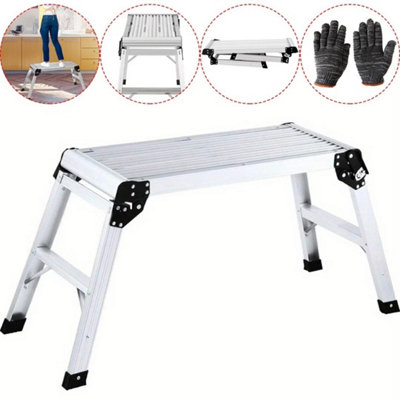 150kg Folding Aluminium Step Ladder Stool