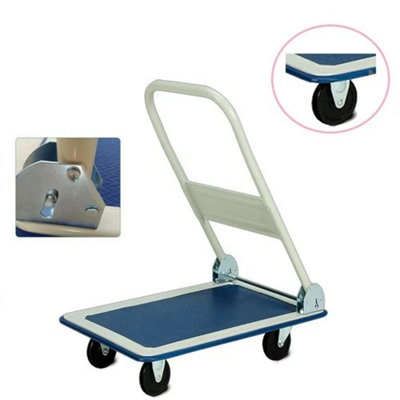 150kg Folding Platform Sack Truck Heavy Duty Transport Trolley