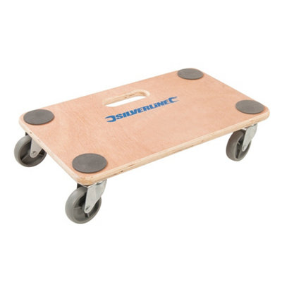 150KG Platform Dolly 300mm x 500mm Heavy Box Moving Castor Wheel Safety Trolley