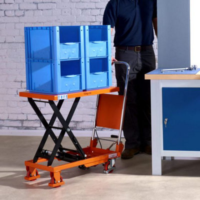 150kg TUFF Premium Scissor Lift Trolley - 1