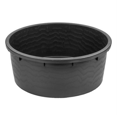 150L Pond Sump Round Bucket for Garden Water Feature Tub Pebble Pool Wildlife Reservoir Refuge Fish Plastic Heavy Duty