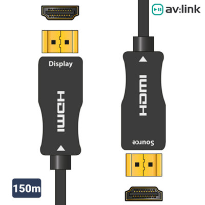 150m HDMI 2.0 Lead Ultra High Speed 4K UHD Active Fibre Optic