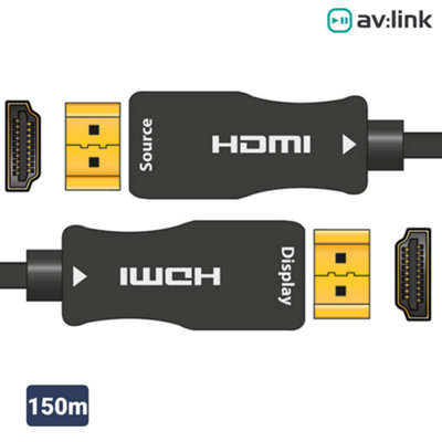 150m HDMI 2.0 Lead Ultra High Speed 4K UHD Active Fibre Optic