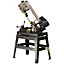 150mm 3-Speed Metal Cutting Bandsaw - Quick Lock Vice & Stand - Fully Guarded