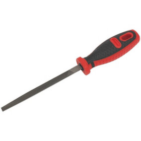 150mm 3-Square Engineers File - Double Cut - Coarse - Comfort Grip Handle