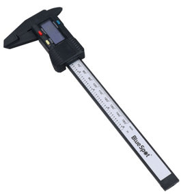 150mm (6") Digital Vernier Caliper For Internal + External + Depth Measurements