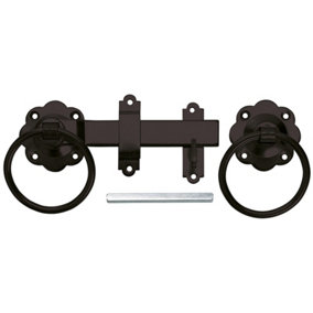 150mm 6" No.1136 Plain Ring Handled Gate Latches - PREPACKED