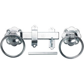 150mm 6" No.1136 Plain Ring Handled Gate Latches - PREPACKED