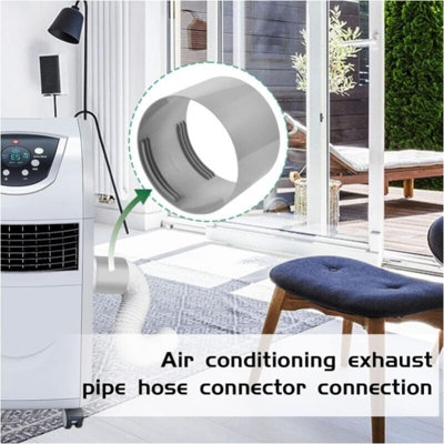150mm AC Vent Hose Window Adapter Flexible PVC Exhaust Tube for ...