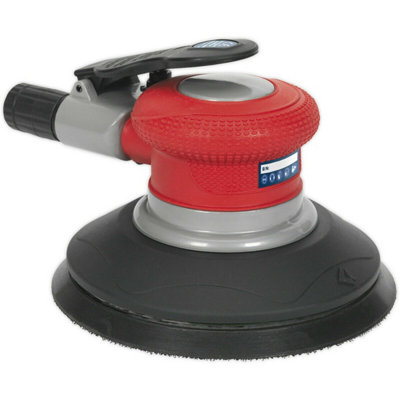 150mm AIR Random Orbital Palm Sander - 1/4" BSP - Variable Speed Hook & Loop Pad