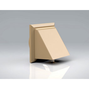 150mm Beige Cowl with Non Return Gravity Flap