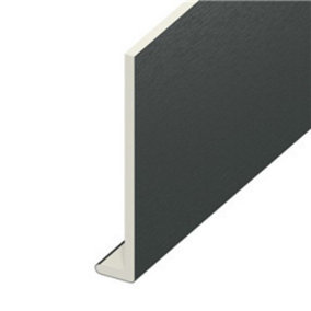 150mm Capping Board in Anthracite Grey Woodgrain - 5m