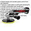150mm Cordless Rotary Polisher - 500 to 3000 rpm - M14 x 2mm Thread - Body Only