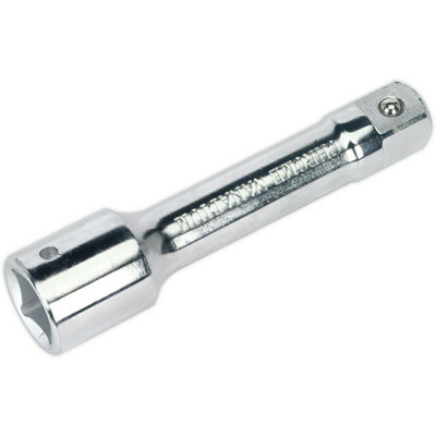 150mm Forged Chrome Vanadium Steel Extension Bar with Spring-Ball Socket Retainer