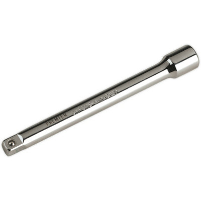 150mm Forged Steel Extension Bar with Spring-Ball Retainer for 3/8" Drive