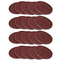 150mm Mixed Grit Hook And Loop Sanding Abrasive Discs Mixed Grit 200 Pack