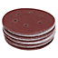 150mm Mixed Grit Hook And Loop Sanding Abrasive Discs Mixed Grit 200 Pack