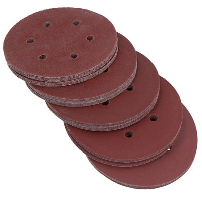 5" 8-Hole Sanding Discs - Mix Grit Hook & Loop Sandpaper For Random Orbit & Palm Sanders (30-Pack?)