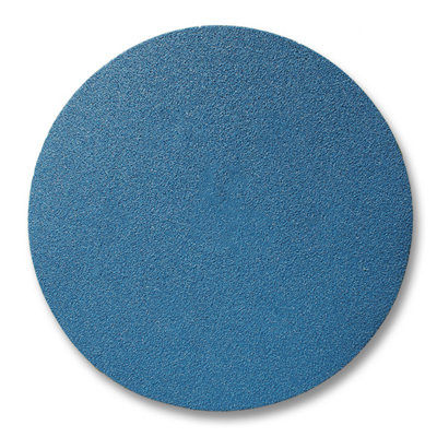 150mm P120 Zirconia abrasive no-hole hook & loop discs. Per 50 discs.