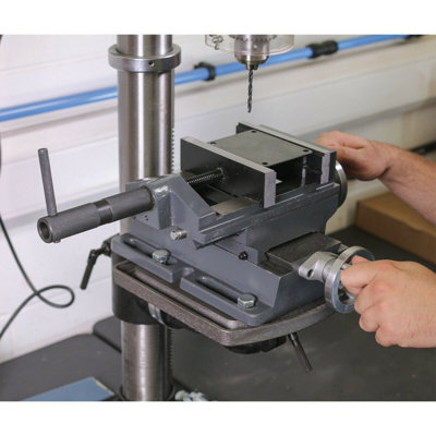 150mm Professional Cross Vice - 135mm Jaw Opening - Precision Drilling ...