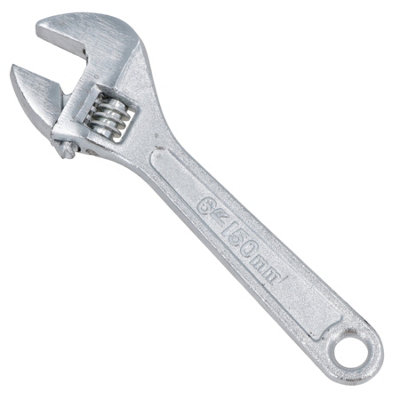 150mm Standard Adjustable Spanner Monkey Pipe Wrench Plumbers 0 to 19mm