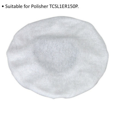 150mm Synthetic Fleece Bonnet - Suitable for ys04165 60W Orbital Car Polisher