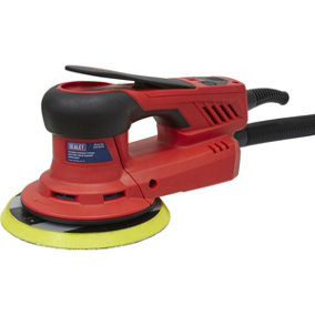 150mm Variable Speed Brushless Palm Sander 350W 230V Compact Lightweight Mains