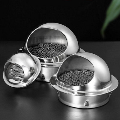 150mm ventilation covers for exterior walls, stainless steel external ...