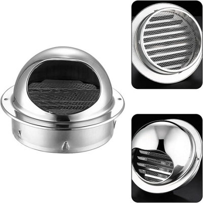 150mm ventilation covers for exterior walls, stainless steel external ...