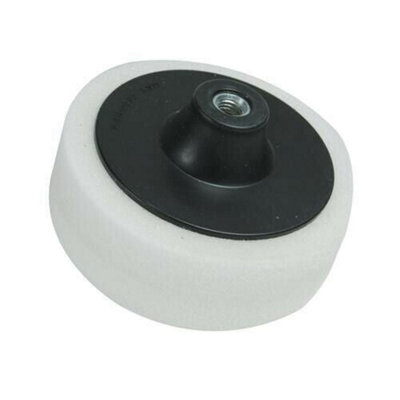 150mm White Polishing Buffing Sponge M14 x 2 Thread For Power Sander Polisher