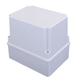 150x110x140mm IP56 PVC Junction Box, Plain Sides with Stainless Steel Screws
