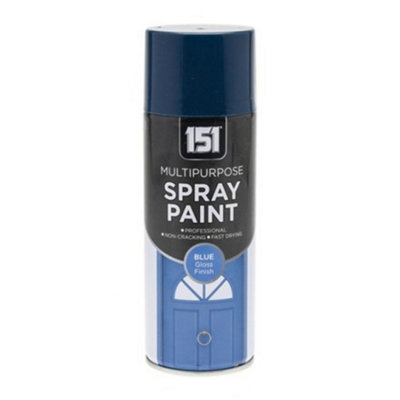 151 Blue Gloss MultiPurpose Paint 400ml DIY at B&Q