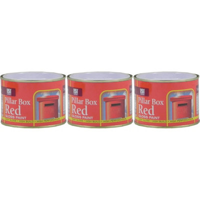 151 Coatings Gloss Paint 180ml Pillar Box Red (Pack of 3)